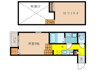 ジュネス明治の物件間取画像